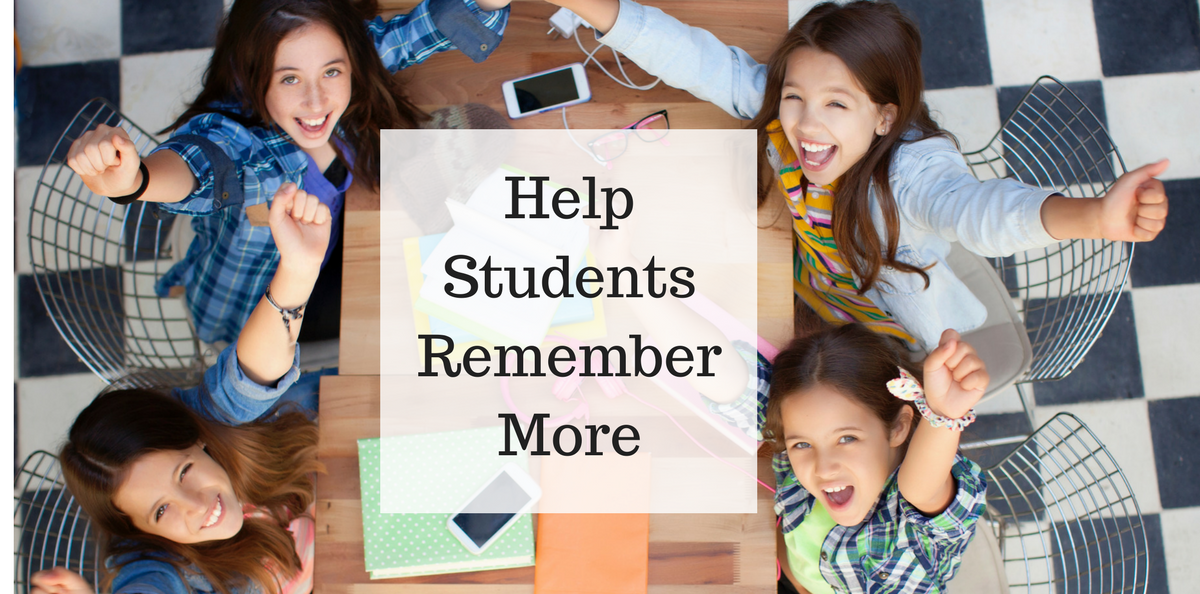 Help students remember more