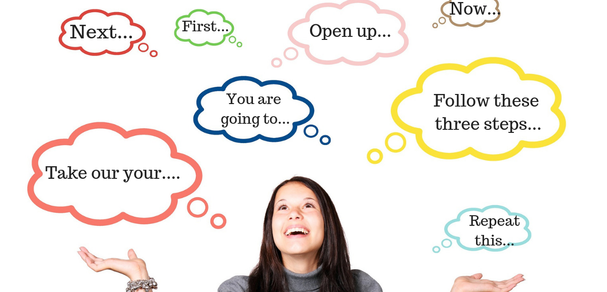 Give clear directions