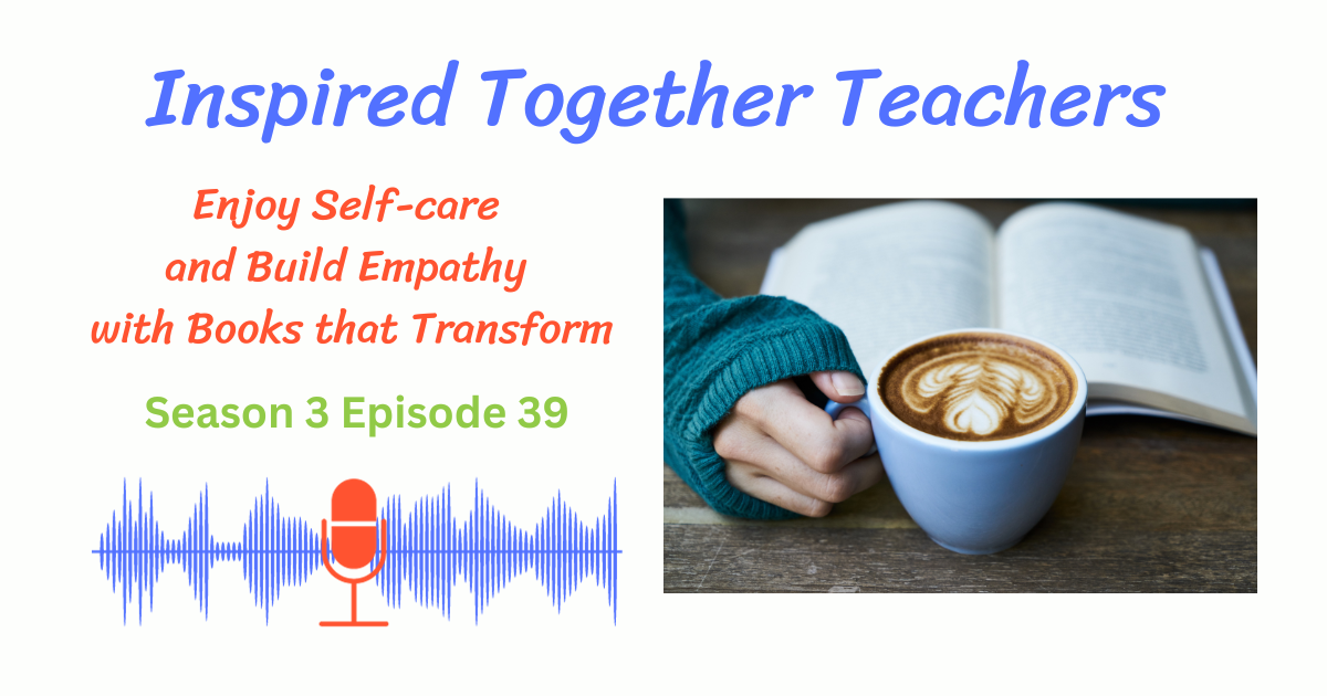 self-care with books and coffee