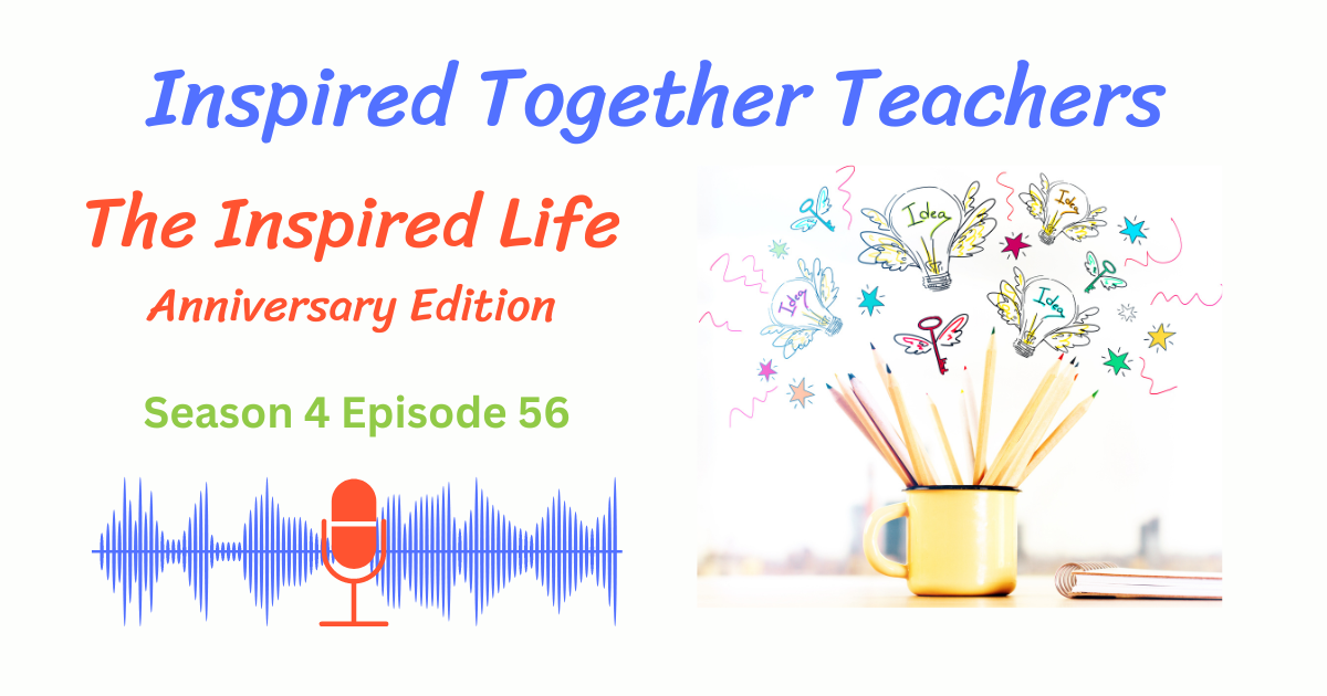 The Inspired Iife- anniversary edition, cup full of magical things flying out of it