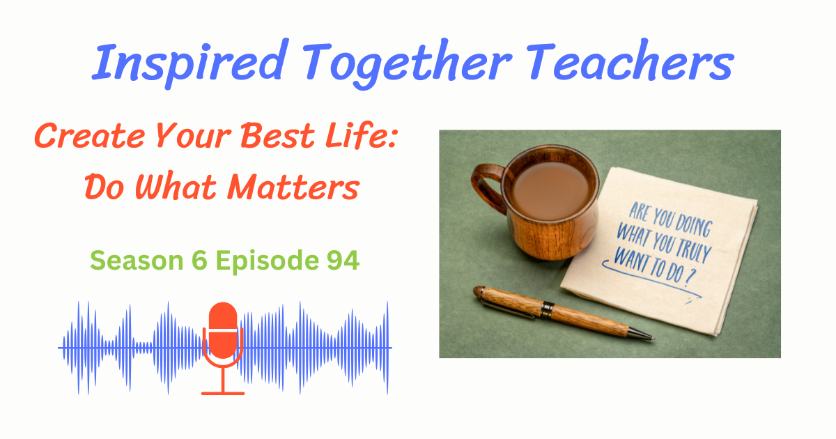 Do What matters, sign with message, are you doing what you want to do? 