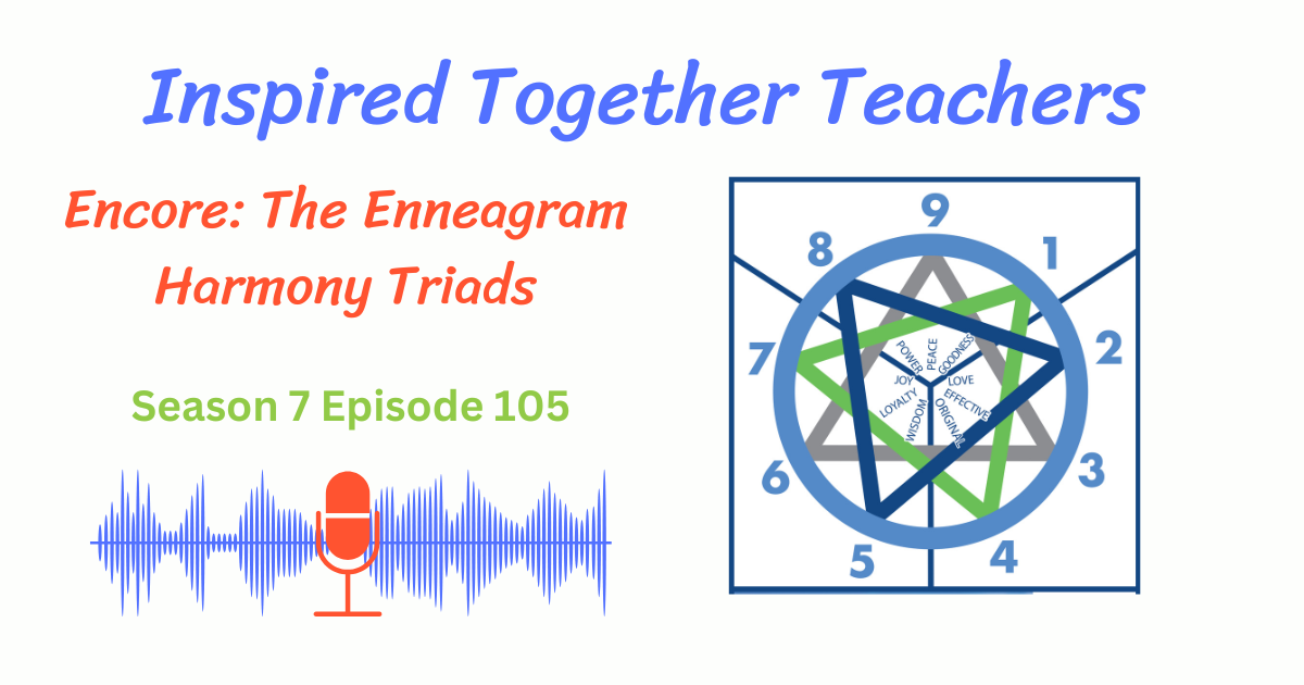 map of Enneagram Harmony Triads