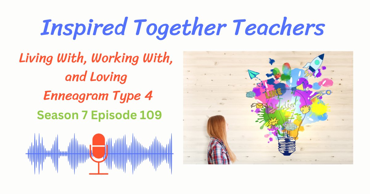 person with colorful ideas, Enneagram Type 4