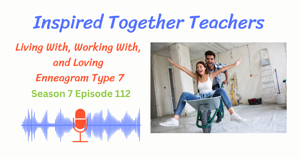 Enneagram Type 7, woman riding in a wheelbarrow